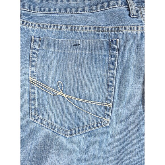 Kenneth Cole Reaction Jeans Mens 38X32 (30) Blue Medium Wash Cotton Straight Fit - Picture 12 of 15